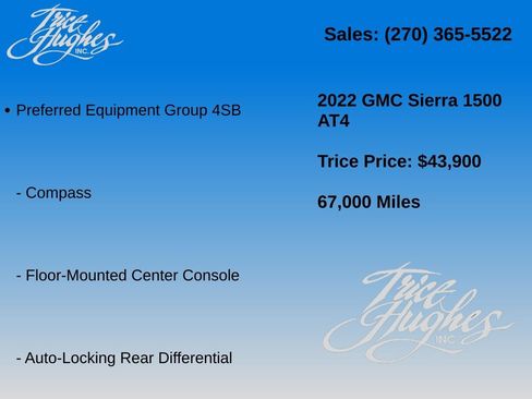 Used 2022 GMC Sierra 1500 AT4 w/ AT4 Preferred Package AWD/4WD image 7