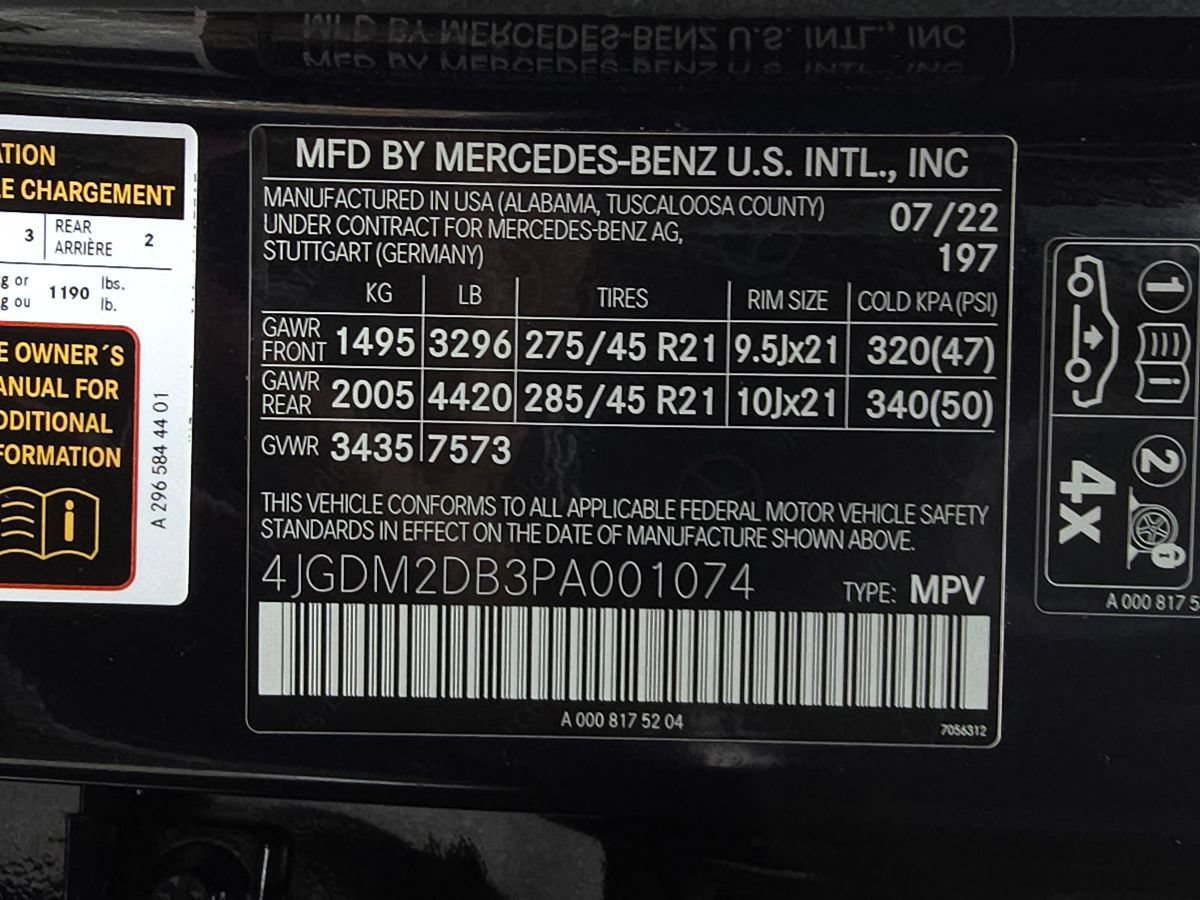 Used 2023 Mercedes-Benz EQS 450+ SUV image 79