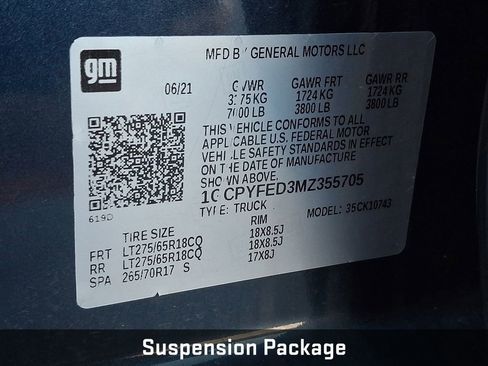 Used 2021 Chevrolet Silverado 1500 LT Trail Boss w/ Convenience Package II AWD/4WD image 22