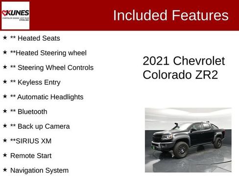 Used 2021 Chevrolet Colorado ZR2 w/ Colorado ZR2 Bison Edition AWD/4WD image 3
