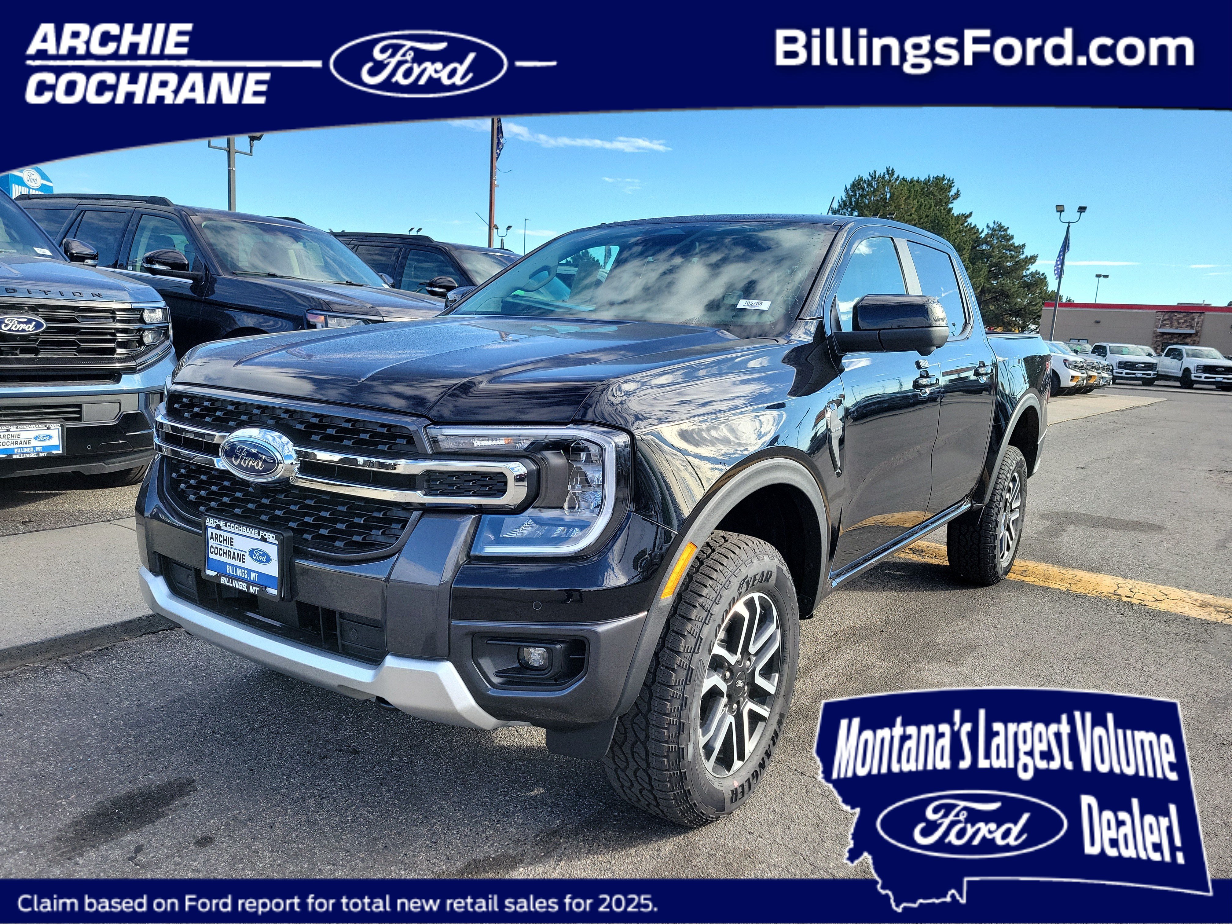 New 2026 Ford Ranger Lariat w/ FX4 Off-Road Package AWD/4WD image 1