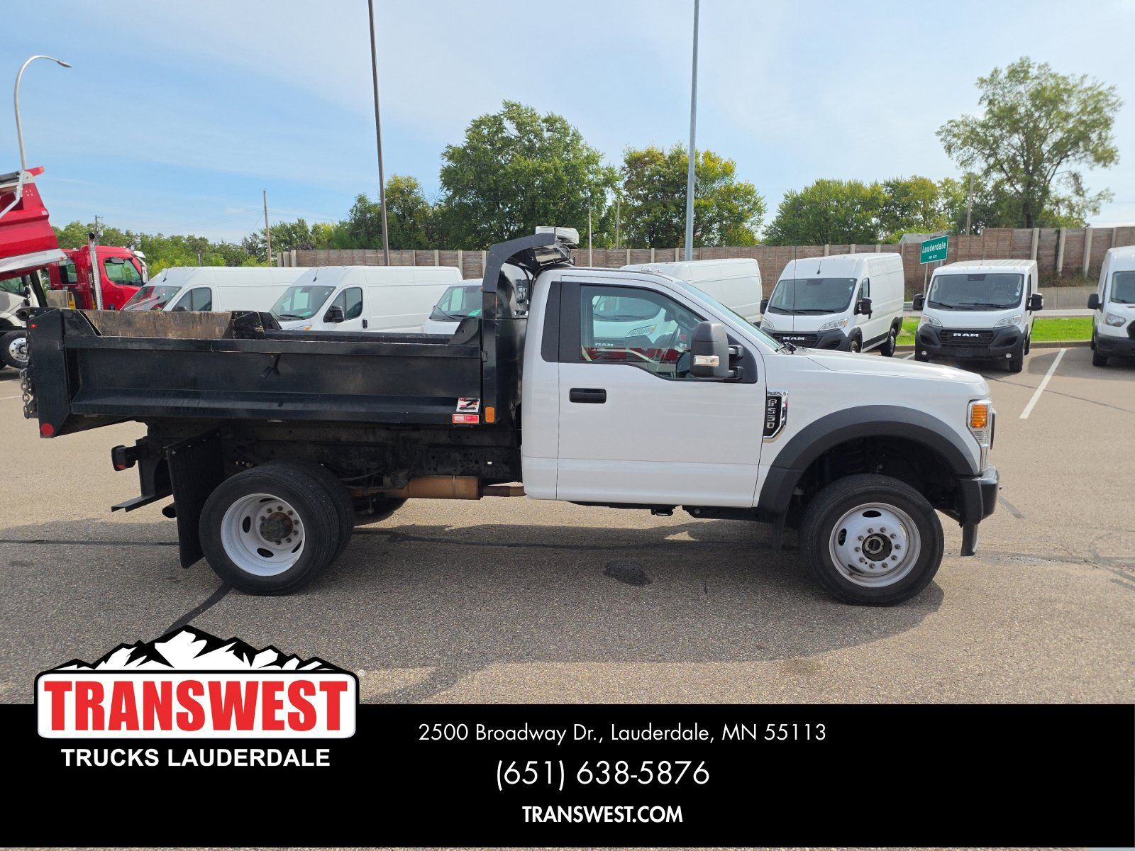Used 2021 Ford F550 4x4 Regular Cab Super Duty w/ Power Equipment Group image 6