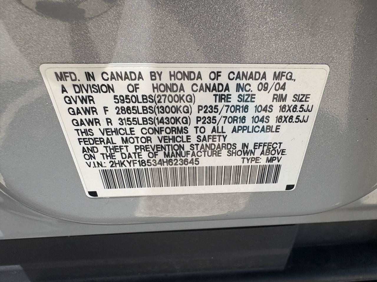 Used 2004 Honda Pilot EX image 33