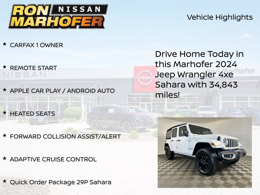 Used 2024 Jeep Wrangler Unlimited Sahara AWD/4WD image 14