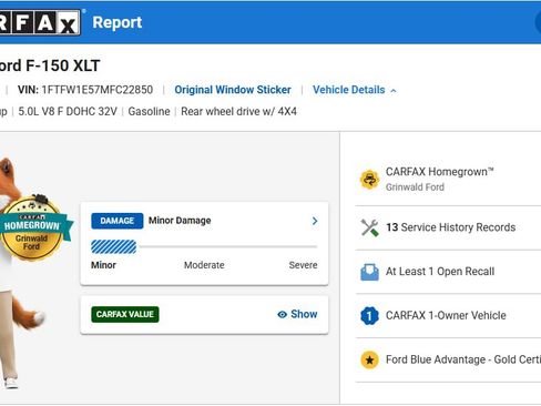 Certified 2021 Ford F150 XLT w/ Equipment Group 302A High AWD/4WD image 3