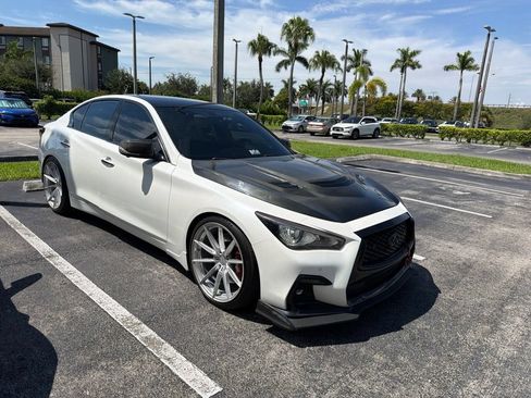 Used 2022 INFINITI Q50 Red Sport 400 RWD image 1