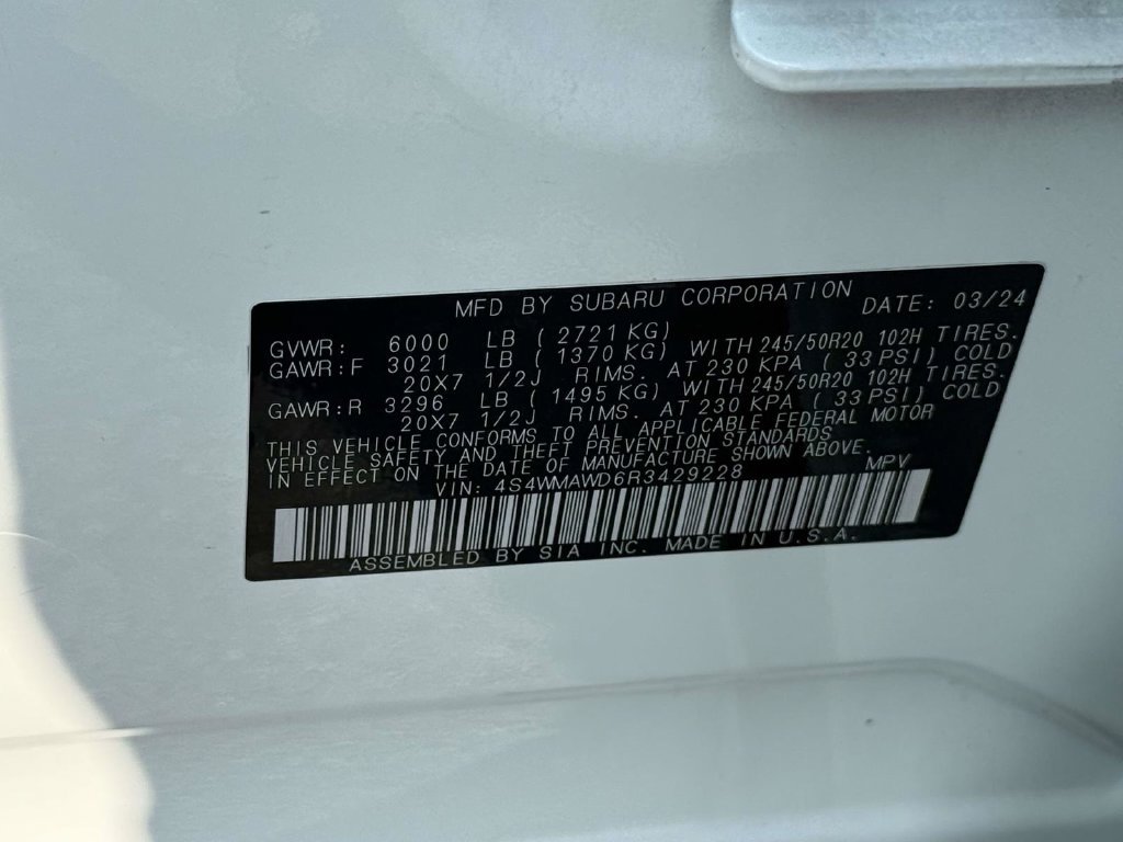 Used 2024 Subaru Ascent Touring AWD/4WD image 26