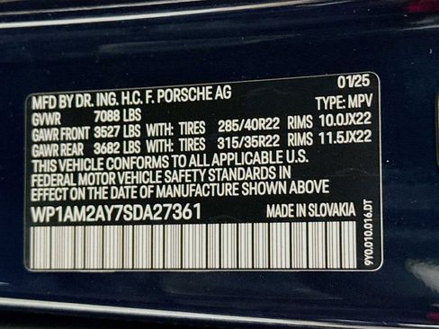 New 2025 Porsche Cayenne Turbo image 30