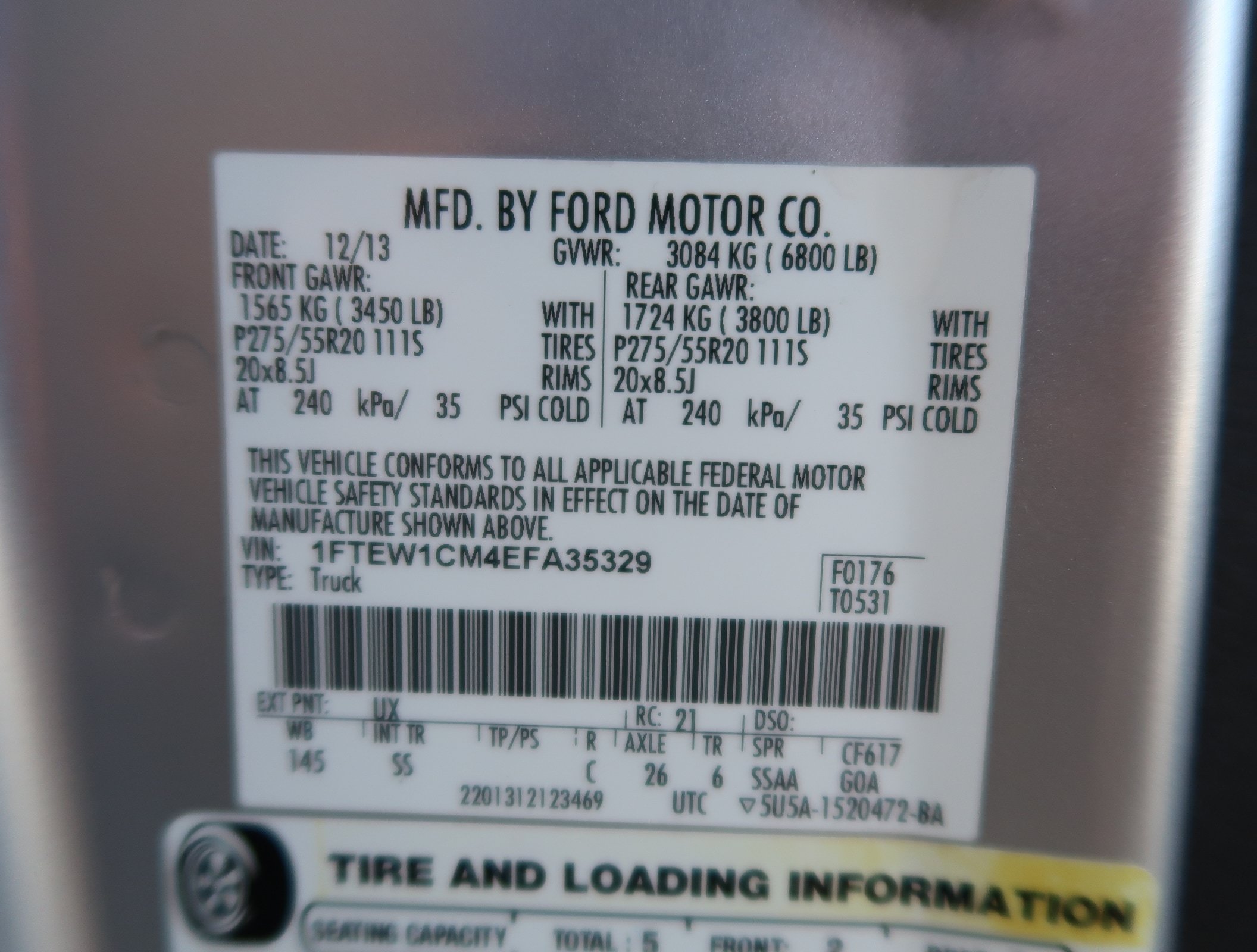 Used 2014 Ford F150 STX w/ Equipment Group 201A Mid RWD image 44