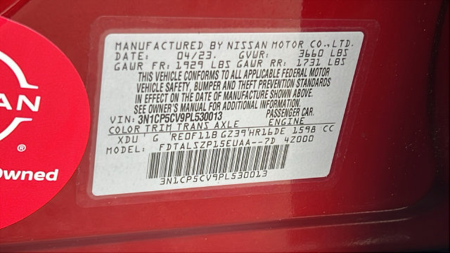 Certified 2023 Nissan Kicks SV FWD image 30