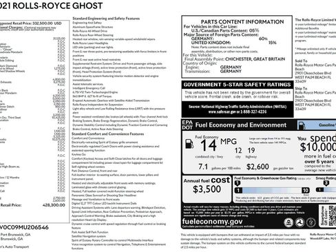 Used 2021 Rolls-Royce Ghost AWD/4WD image 6