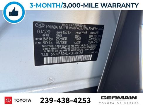 Used 2020 Hyundai Santa Fe SEL w/ Convenience + Premium Package image 23