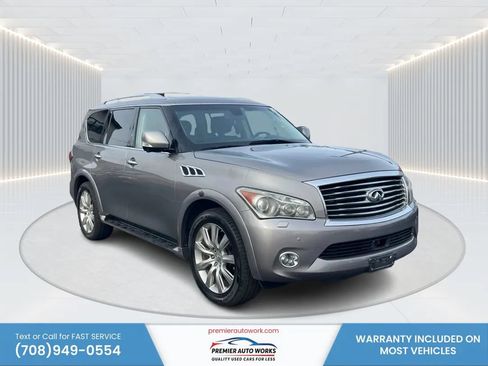 Used 2013 INFINITI QX56 4WD w/ Deluxe Touring Pkg image 3