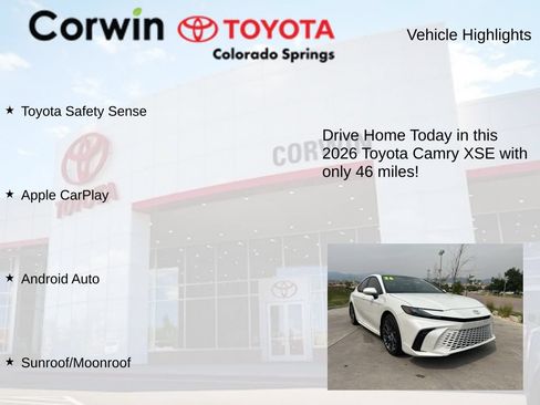 Used 2026 Toyota Camry XSE FWD image 8