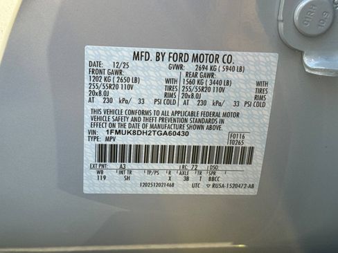New 2026 Ford Explorer Active w/ Active Comfort Package AWD/4WD image 37