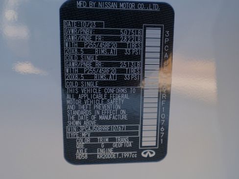 Certified 2024 INFINITI QX50 Autograph image 27