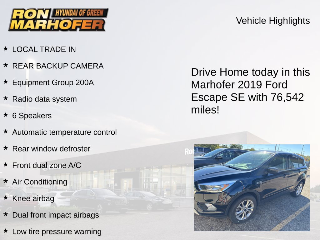 Used 2019 Ford Escape SE AWD/4WD image 9