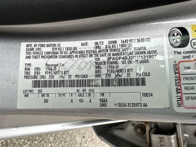 Used 2013 Ford Fiesta SE w/ Super Fuel Economy Pkg FWD image 34