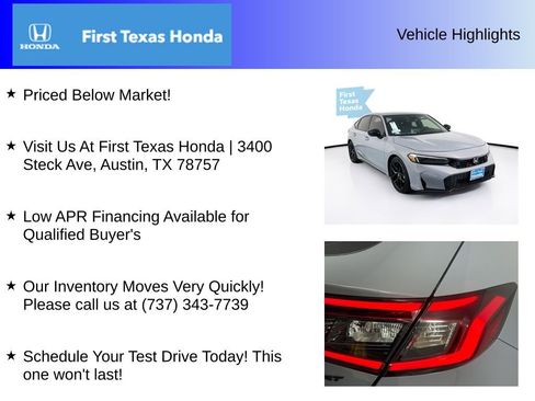 New 2026 Honda Civic Sport image 5