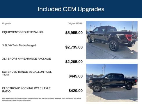 Used 2023 Ford F150 XLT w/ Equipment Group 302A High image 11