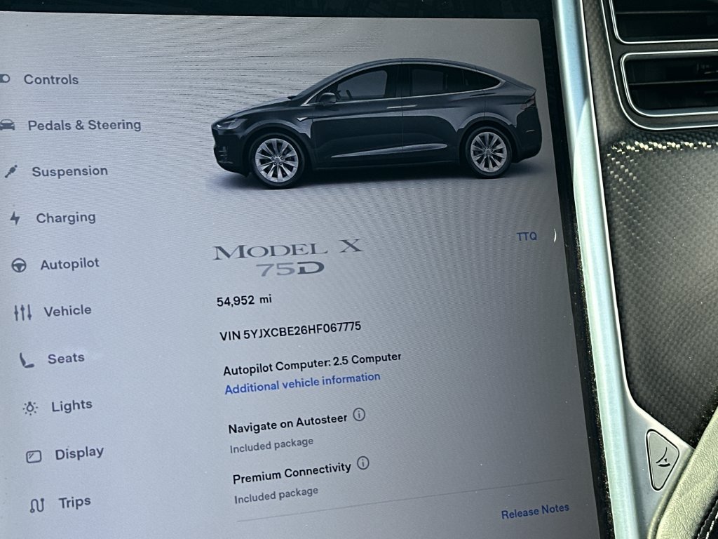Used 2017 Tesla Model X 75D AWD/4WD image 12