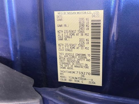Used 2021 Nissan Rogue S AWD/4WD image 9