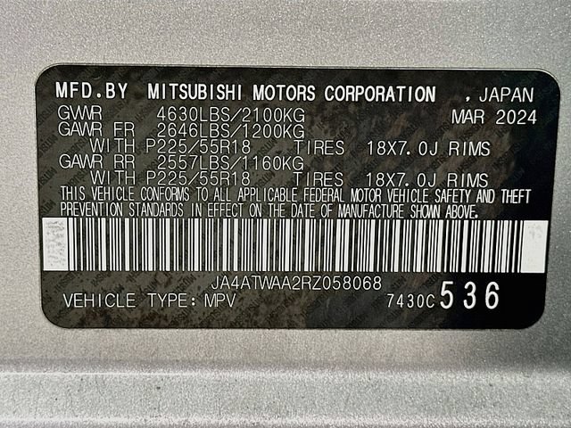 Used 2024 Mitsubishi Eclipse Cross SE AWD/4WD image 32