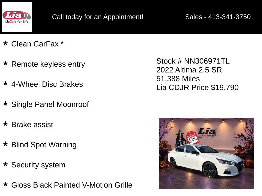 Used 2022 Nissan Altima 2.5 SR w/ Midnight Edition Package AWD/4WD image 11