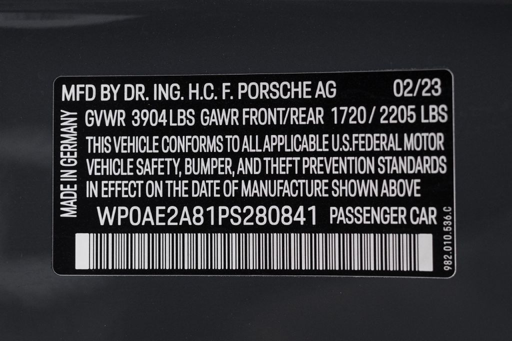 Used 2023 Porsche 718 Cayman GT4 RS RWD image 19