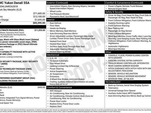 Used 2021 GMC Yukon Denali w/ Denali Ultimate Package AWD/4WD image 14