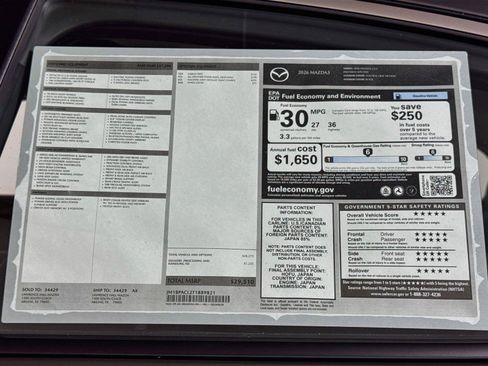 New 2026 MAZDA MAZDA3 2.5 S Sedan w/ Preferred Pkg FWD image 20