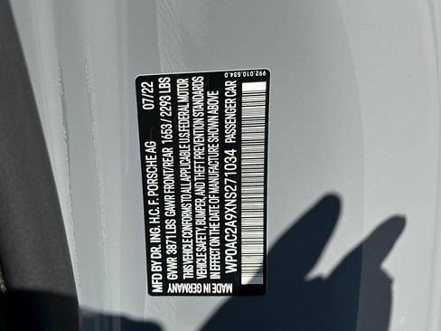 Certified 2022 Porsche 911 GT3 RWD image 45