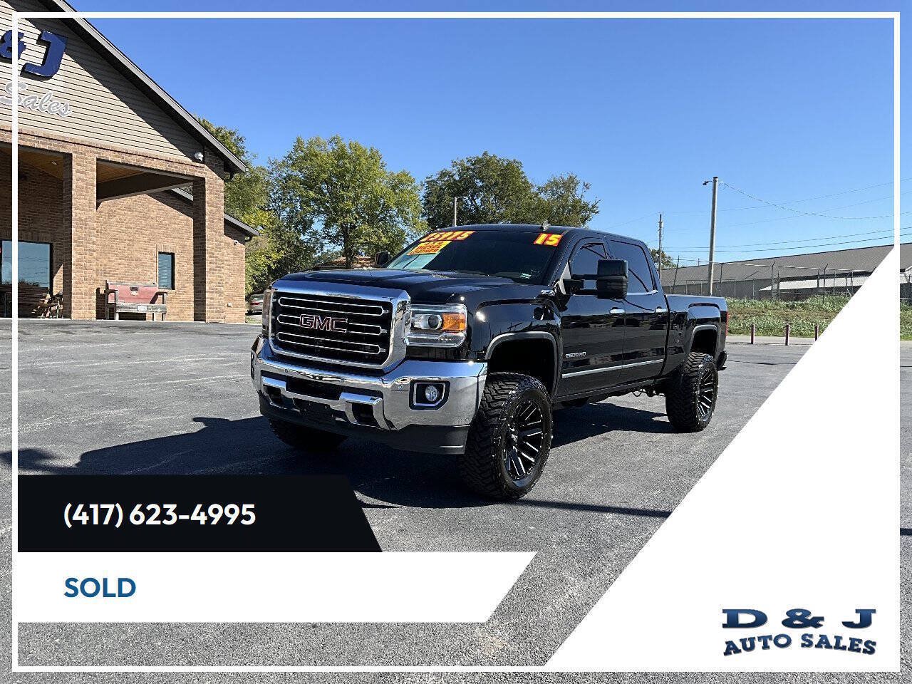 Used 2015 GMC Sierra 2500 SLT w/ Duramax Plus Package AWD/4WD image 1