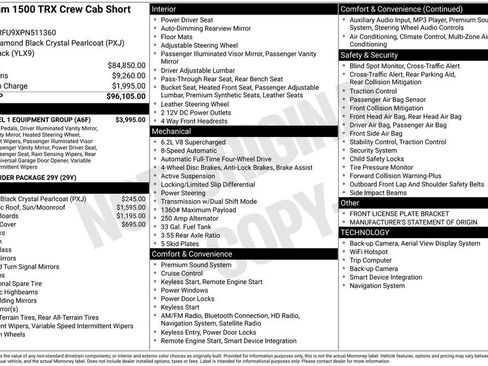 Used 2023 RAM 1500 TRX w/ TRX Level 1 Equipment Group AWD/4WD image 5