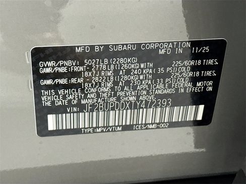 New 2026 Subaru Outback Limited image 32