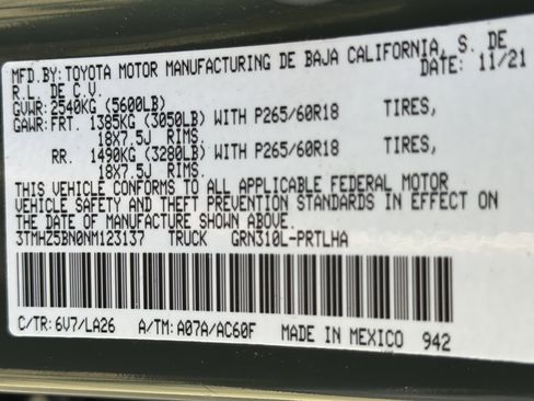 Used 2022 Toyota Tacoma Limited image 22