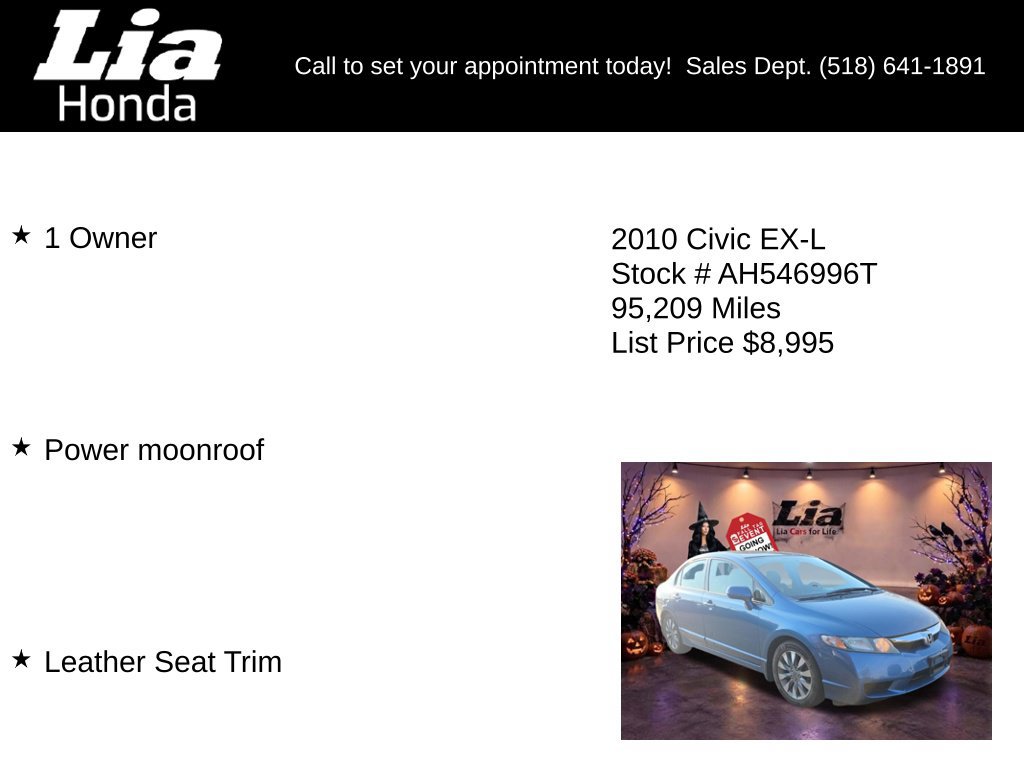 Used 2010 Honda Civic EX-L image 6
