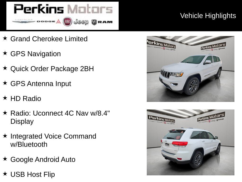 Used 2018 Jeep Grand Cherokee Limited w/ Trailer Tow Group IV AWD/4WD image 7