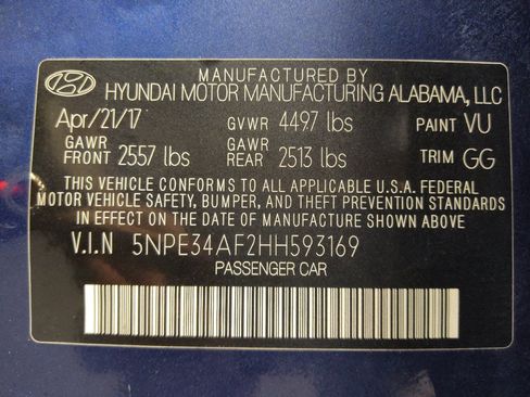 Used 2017 Hyundai Sonata Sport w/ Value Edition Package 02 FWD image 33