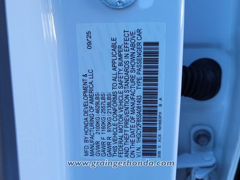 New 2025 Honda Accord Touring image 13