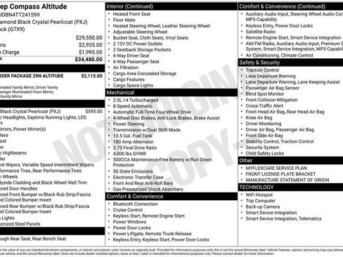 New 2026 Jeep Compass Latitude AWD/4WD image 30