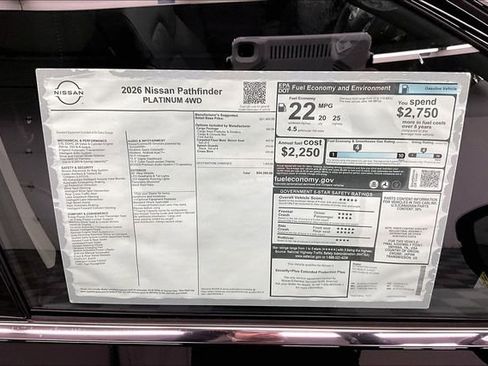 New 2026 Nissan Pathfinder Platinum image 40
