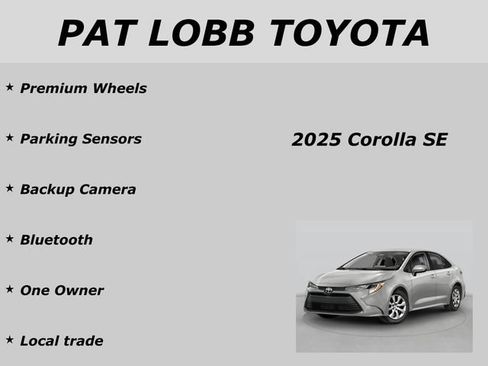 Used 2025 Toyota Corolla SE w/ SE Premium Package FWD image 2