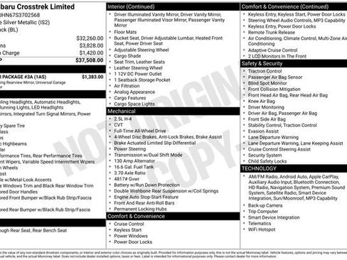 Certified 2025 Subaru Crosstrek 2.5i Limited w/ Popular Package #3A image 13