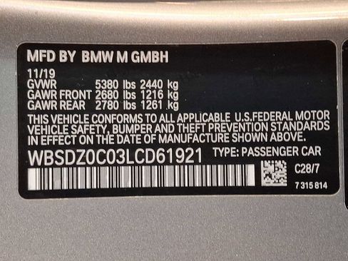 Used 2020 BMW M8 Convertible w/ Driving Assistance Package image 26