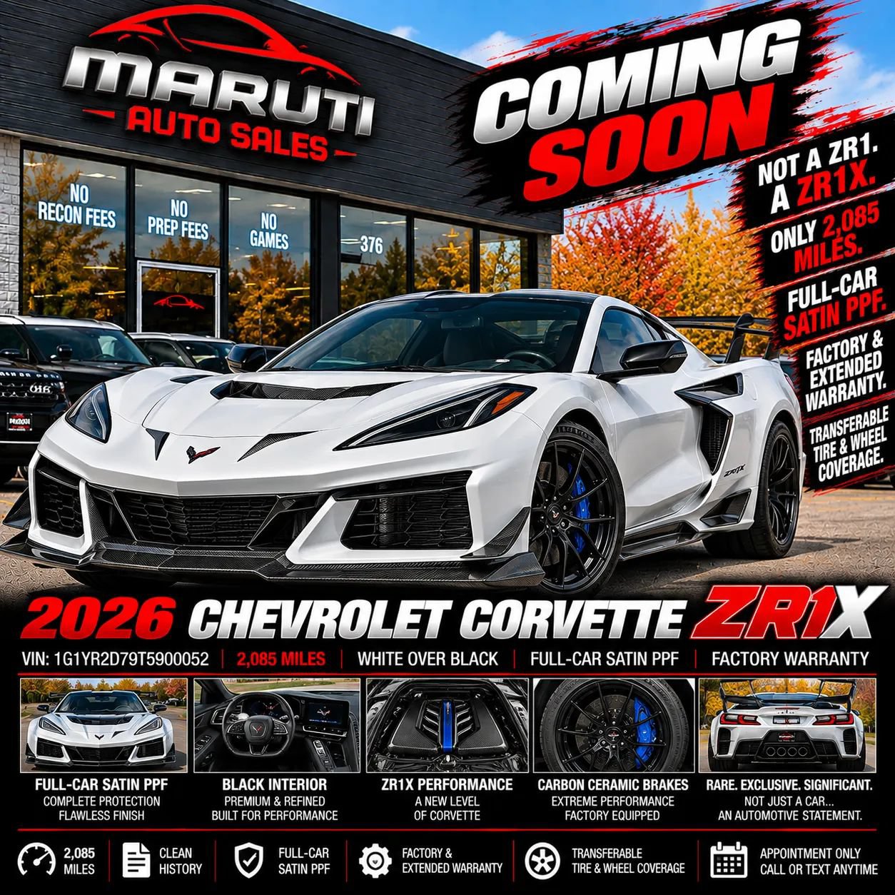 Used 2026 Chevrolet Corvette ZR1X AWD/4WD image 1