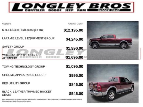 Used 2021 RAM 3500 Laramie AWD/4WD image 2