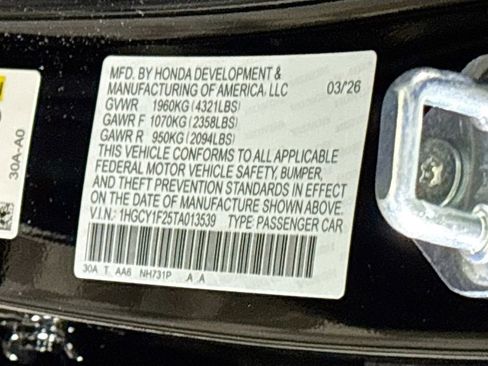 New 2026 Honda Accord LX image 24