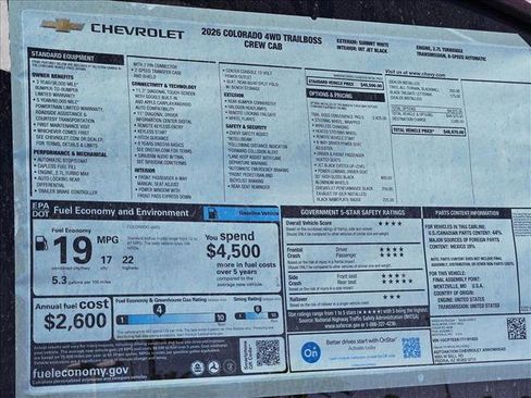 New 2026 Chevrolet Colorado Trail Boss image 17