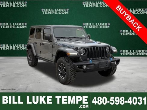 Used 2023 Jeep Wrangler Unlimited Rubicon 4xe w/ Steel Bumper Group image 1